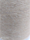 Beige fluffy yarn